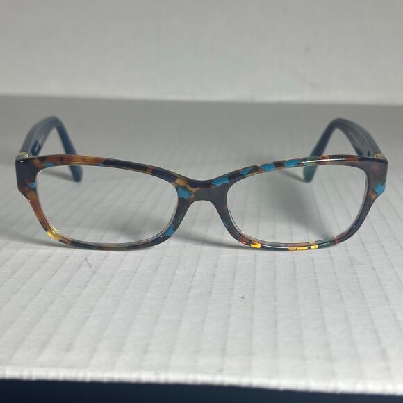 Coach HC6078 Eyeglasses Frames Teal Confetti 52-16-135 Women - Picture 1 of 16